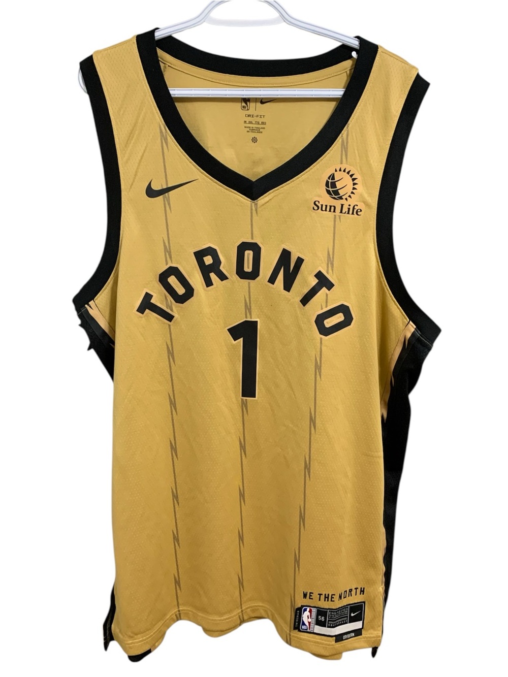 Toronto Raptors Gradey Dick Nike NBA Swingman Jersey OVO City Edition Size XXL